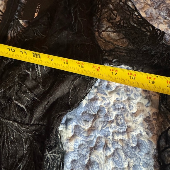 Fashion Nova Black Embroidered Romper - Picture 7 of 7